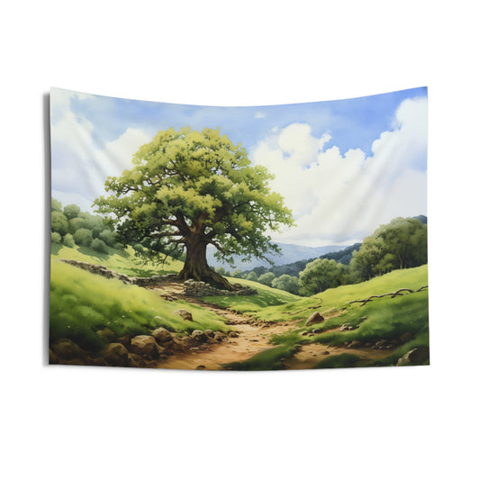 Mighty Oak Tree Tapestry - Indoor Wall Tapestries