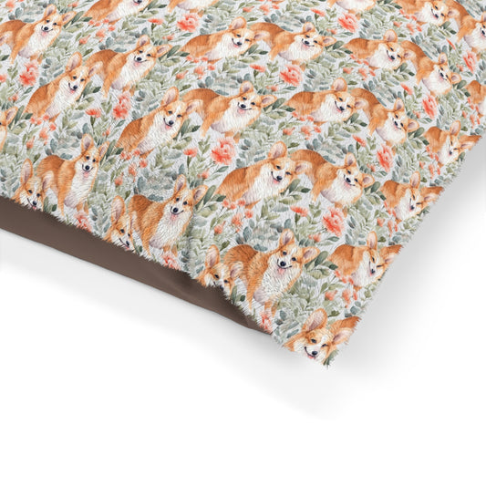 Majestic Pembroke Welsh Corgi Dog Pattern Style Pet Bed