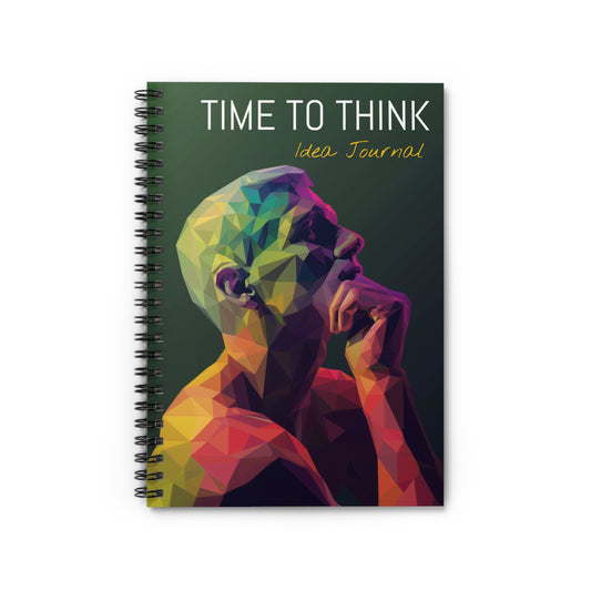 Idea Journal / Think Big / Personal Notebook / Thinking Notes - Spiral Notebook - Ruled Line