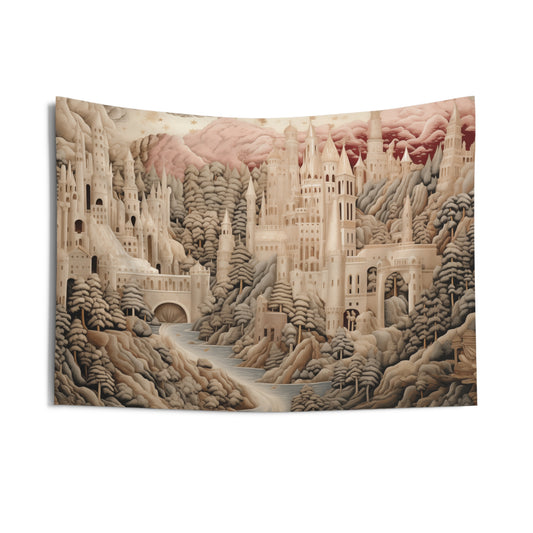 Medieval Wall Carpet Style Tapestry - Indoor Wall Tapestries