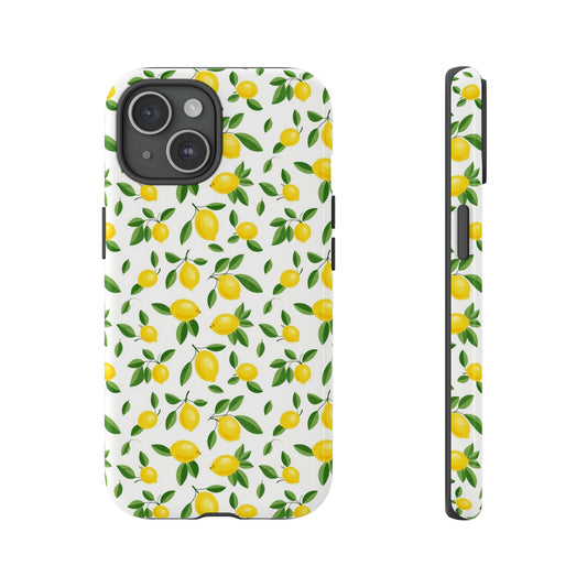 Fresh Lemon Summer Pattern Phone Case / Phonecase - Tough Cases for iPhone 15, iPhone 14 and iPhone 13