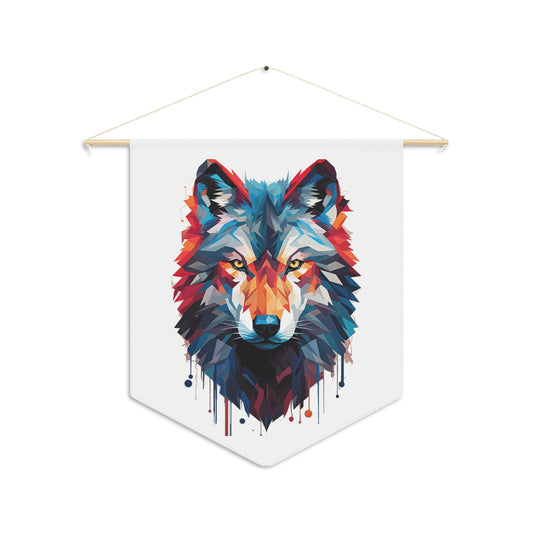 Majestic Wolf Style Banner / Pennant