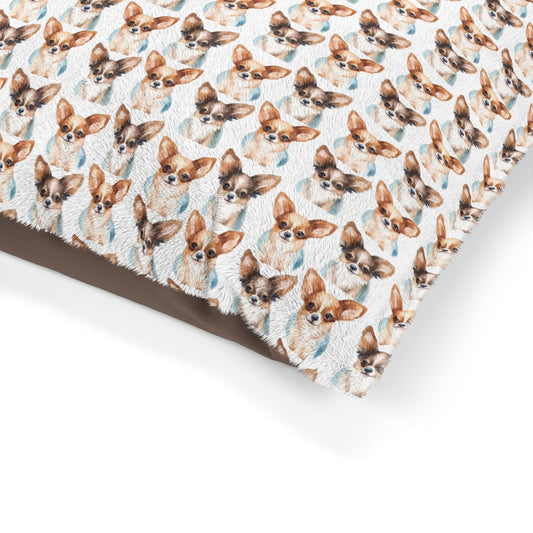 Majestic Chihuahua Dog Pattern Style Pet Bed